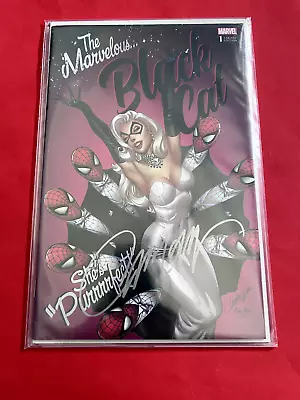 Buy THE MARVELLOUS BLACK CAT #1 - J. SCOTT CAMPBELL SDCC COVER E Signed With COA • 90£