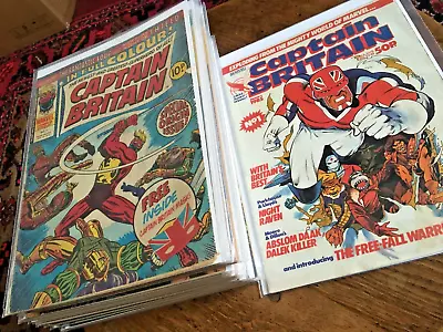 Buy Captain Britain - Full 39 Issue Run PLUS Summer Specials And 1985 #1 (Marvel UK) • 520£