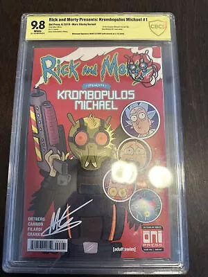 Buy Rick And Morty Krombopulos Michael Maybe Only One In Existence Signed Graded 9.8 • 775.83£