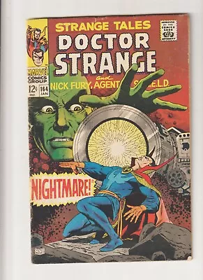 Buy Strange Tales #164 Jim Steranko ART  Marvel 1967 Doctor Strange , Nick Fury • 15.53£