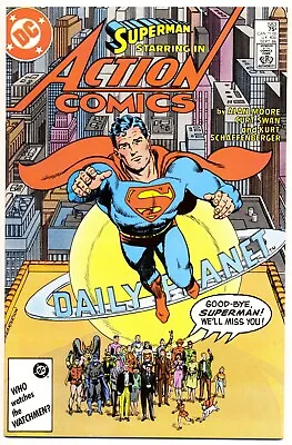 Buy ACTION COMICS #583 VF/NM, Last Issue, Alan Moore, Superman Comics 1986 • 19.42£