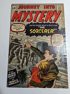 Buy Journey Into Mystery 78 (Marvel 1962) VG 1st Sorcerer (Dr. Strange Prototype) • 92.42£