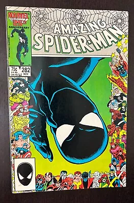 Buy AMAZING SPIDER MAN #282 (Marvel Comics 1986) -- Black Suit 25th Anniversary • 7.91£