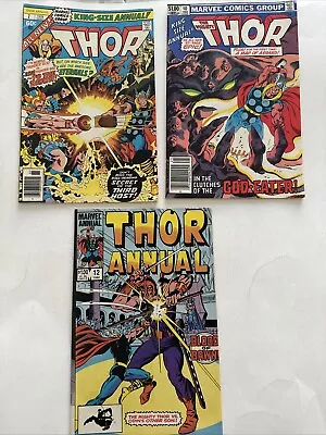 Buy MARVEL Comics THE MIGHTY THOR #Annuals 7 10 & 12  Bronze Age LOT 3 • 16.31£