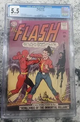 Buy Dc Comics The Flash 1963 #137 CGC 5.5  • 155.32£