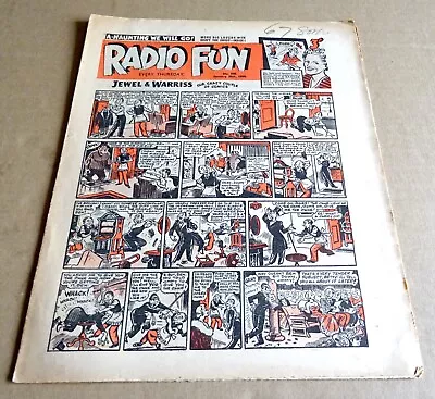 Buy RADIO FUN 1950 GOLDEN AGE COMIC DATED JANUARY 29th 1950 (VG-) CONDITION • 3.95£