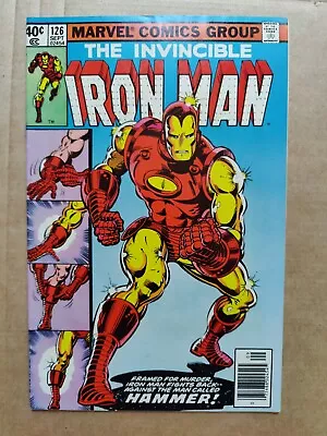 Buy Invincible Iron Man 126 1979 Midgrade Newsstand Demon In A Bottle Classic Cover • 10.87£