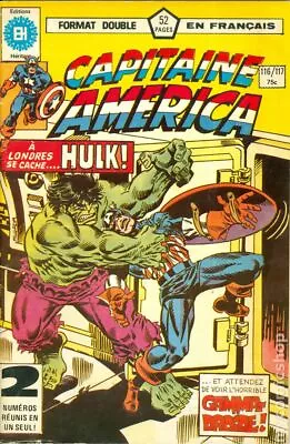 Buy Capitaine America Captain America #116/117 VG 1980 Stock Image Low Grade • 5.67£