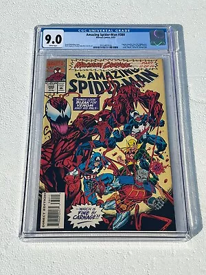 Buy Amazing Spider-Man #380 CGC 9.0 Maximum Carnage 11 Of 14 Mark Bagley • 23.30£