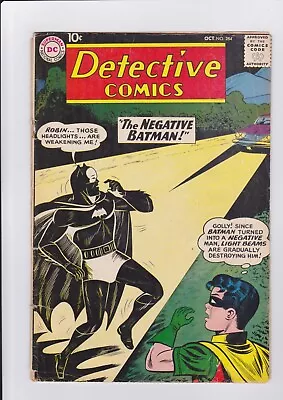 Buy Detective Comics #284, Oct. 1960 DC Comics 1st  Negative Batman  *cover Split • 19.41£