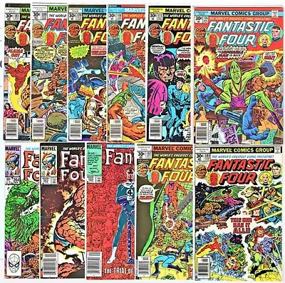 Buy Fantastic Four #176-181 183 187 262-264 FRIGHTFUL FOUR /TRIAL OF REED 11 BOOKS • 38.82£