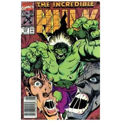 Buy Incredible Hulk #372 Newsstand - 1968 Series Marvel Comics VF+ [u  • 7.37£