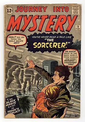 Buy Journey Into Mystery #78 GD 2.0 1962 • 93.19£