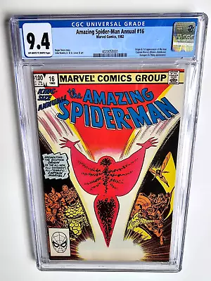 Buy Amazing Spider-man Annual #16 Cgc 9.4  ++ 1st Photon / Monica Rambeau ++ • 59.02£