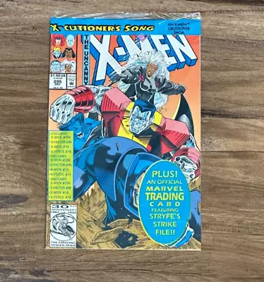 Buy The Uncanny X-Men 295 X-Cutioner's Song Sealed W/Card Marvel D34-3 • 5.44£