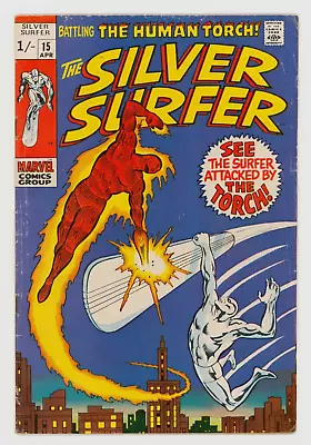Buy Silver Surfer #15 VG-FN 5.0 Versus Human Torch • 49.95£