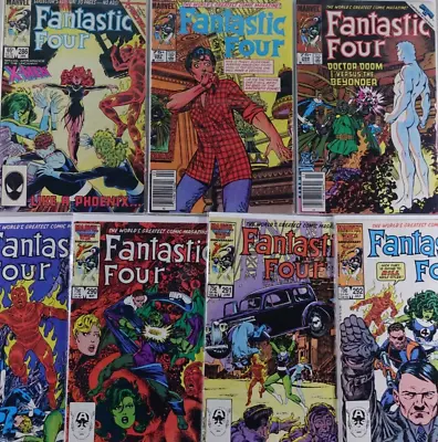 Buy Fantastic Four Comic Lot Of 7 Comic Books #s 286 287 288 289 290 291 292 • 15.52£