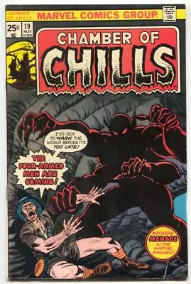 Buy Chamber Of Chills #19 1975- Marvel Horror Comic Book VG • 13.05£