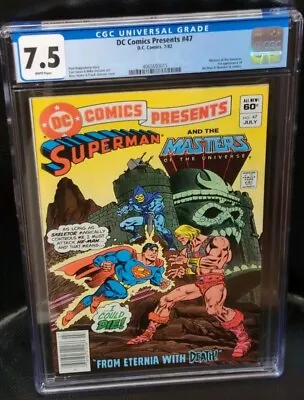 Buy DC Comics Presents #47 CGC 7.5 WP DC Comics MOTU 1st App He-man & Skeletor • 178.62£