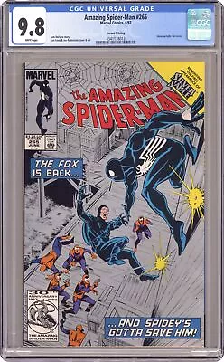 Buy Amazing Spider-Man #265B 2nd Printing CGC 9.8 1992 4341138012 1st Silver Sable • 97.08£