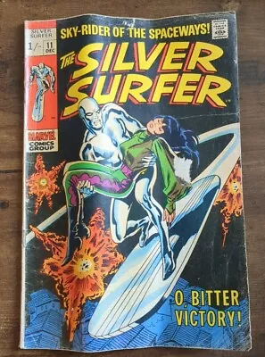 Buy Silver Surfer #11 Marvel Comics 1969. Low Grade  • 6£
