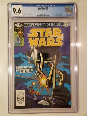 Buy Star Wars 51 CGC 9.6 Marvel Comics 1981 • 38.05£