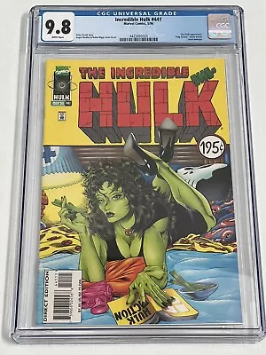 Buy INCREDIBLE HULK #441 CGC 9.8 1996 Pulp Fiction Homage Cover She-hulk • 116.48£