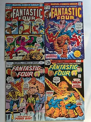 Buy Fantastic Four 140, 153, 168,169 Bronze Age Lot Luke Cage Perez Vf • 23.30£