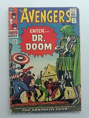 Buy Avengers 25 Marvel Comics 1966 Dr Doom  • 66.01£