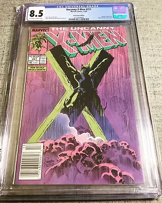 Buy Uncanny X-Men #251 CGC 8.5 (1989) - Newsstand Edition • 70.02£
