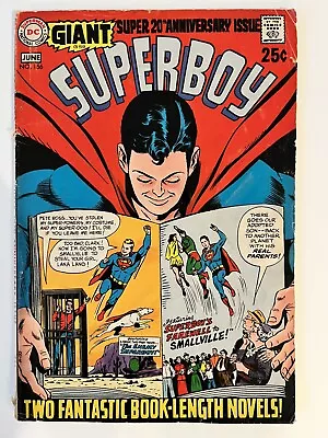 Buy Giant Superboy#156- 20th Anniversary Issue- DC -Silver Age- • 5.37£