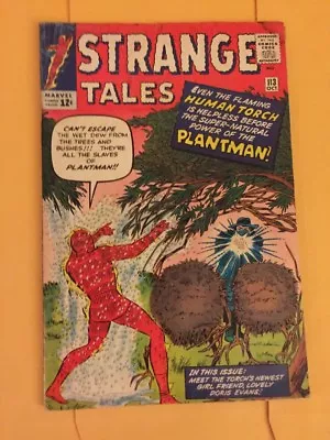 Buy L@@K! STRANGE TALES 113 Good Cond Early 1960's 1st Gen Marvel MUST SELL! CHEAP!! • 46.59£