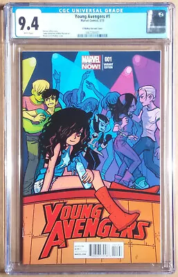 Buy YOUNG AVENGERS #1 (2013 Series) - O'Malley Variant Cover - CGC 9.6 WP • 75£