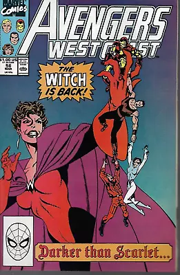 Buy AVENGERS WEST COAST  (1985) #56 - DARK SCARLET WITCH - Back Issue • 7.99£