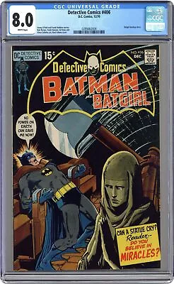 Buy Detective Comics #406 CGC 8.0 1970 0289462008 • 139.79£
