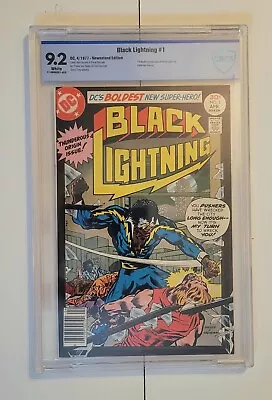 Buy DC Comics Black Lightning #1 CBCS Graded 9.2 4/1977 Newstand Edition • 93.19£