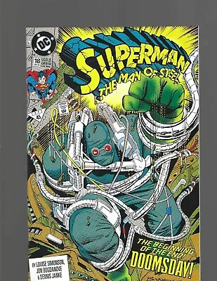 Buy Superman The Man Of Steel #18 1st Print (DC, 1993) Mint 9.6 Doomsday, Direct • 27.18£