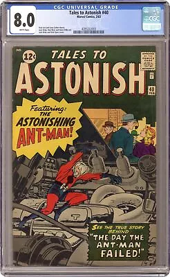 Buy Tales To Astonish #40 CGC 8.0 1963 4285222003 • 368.89£