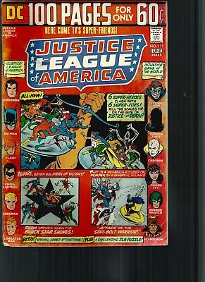 Buy DC Comic Justice League Of America #111, 100 Pages VG • 11.67£