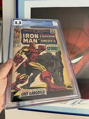 Buy Tales Of Suspense 95 Captain America Reveals Identity Silver Age Iron Man CGC • 55£