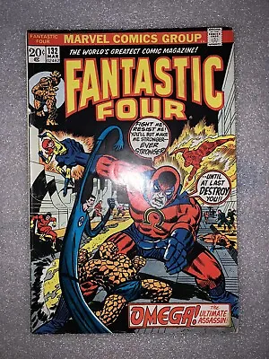 Buy Fantastic Four #132 F 1st Omega Ultimate Alpha Marvel Comic 1973 (See Condition) • 11.65£