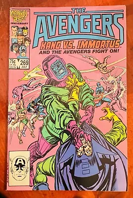 Buy Avengers #269 1986 Kang VS Immortus John Buscema Newstand VF+ • 23.30£