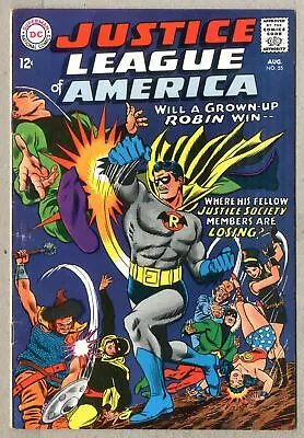 Buy Justice League Of America #55 FN 6.0 1967 1st Silver Age App. Golden Age Robin • 136.15£