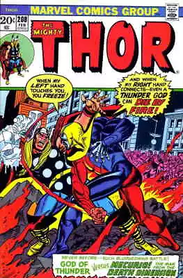 Buy Thor #208 VG; Marvel | Low Grade - February 1973 John Buscema - We Combine Shipp • 6.60£