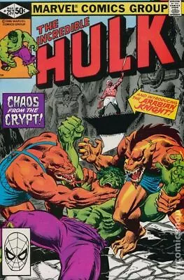 Buy Incredible Hulk #257D FN 1981 Stock Image • 8.54£