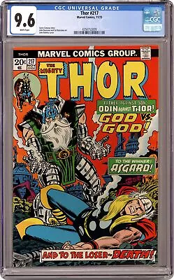 Buy Thor #217 CGC 9.6 1973 4356153009 • 100.96£