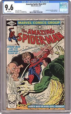 Buy Amazing Spider-Man #217D Direct Variant CGC 9.6 1981 3881610007 • 116.70£