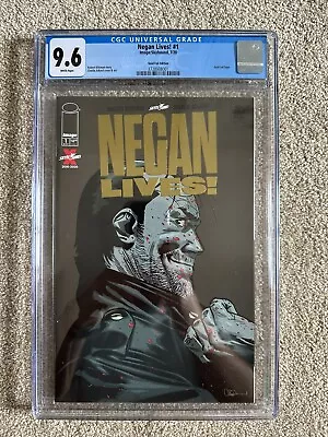 Buy Negan Lives!, The Walking Dead Gold Foil 9.6 CGC - Image Skybound Comics NM • 57.50£