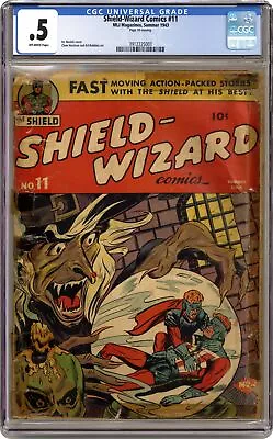 Buy Shield-Wizard Comics #11 CGC 0.5 1943 3912225003 • 206.17£
