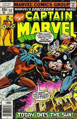 Buy CAPTAIN MARVEL #57 VF, Marvel Comics 1978 Stock Image • 7.77£